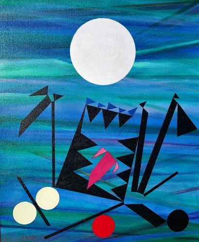 Macchina fantastica - a Paintings Artwork by Aldo Nigro