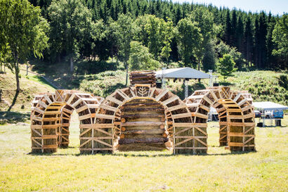 The wheel of time - a Land Art Artowrk by Jordi NN