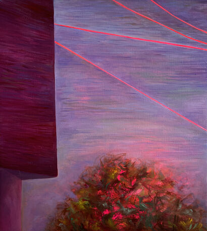 Entrata, Corso Lodi  (entrance)      - a Paint Artowrk by Baukje Spaltro