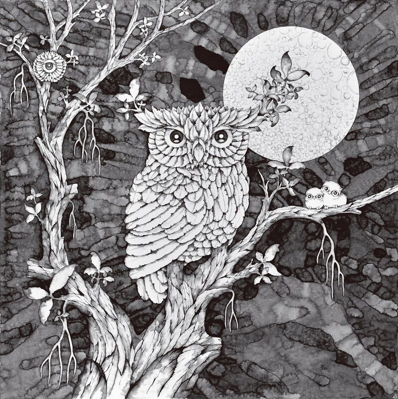 Heartbeat of the Forest - a Paintings by Makoto Ambo