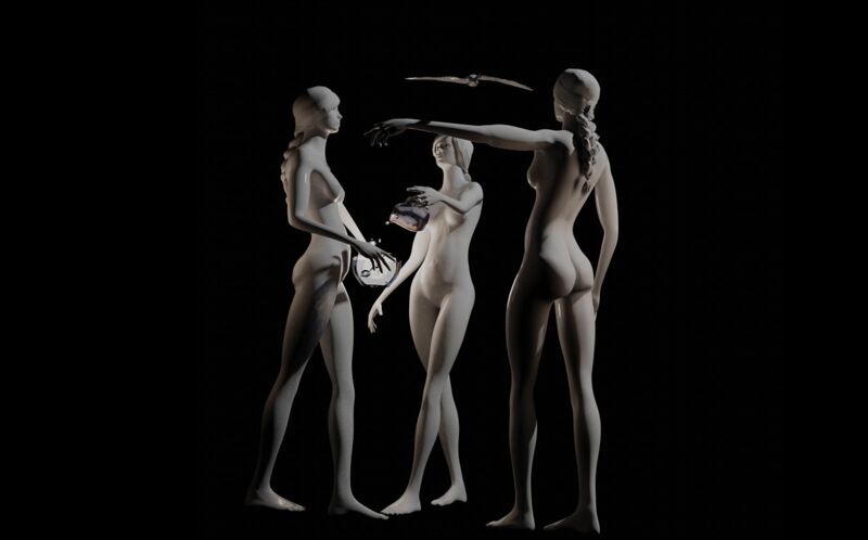 Tre Grazie - a Digital Art by Filo D'oro