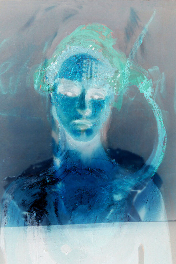 Blue Frequencies - a Digital Art by Eva Kunze