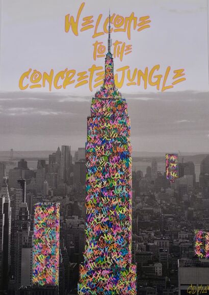 Concrete jungle - A Paint Artwork by COMAPOP