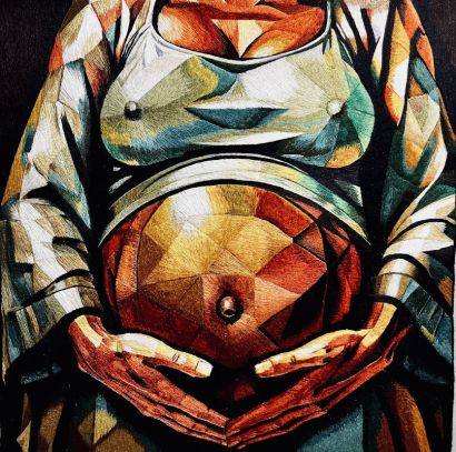 She Who Holds the World by Olesia Sakhro