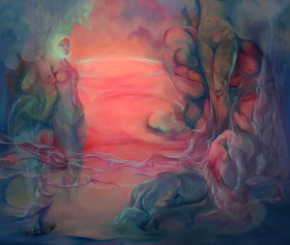 The born of a new life - a Paint Artowrk by Martyna Pietrasik