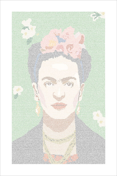 Frida - A Art Design Artwork by AMHG