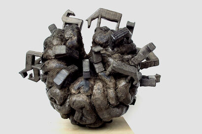 The brain grazing - A Sculpture & Installation Artwork by Petar Popijač