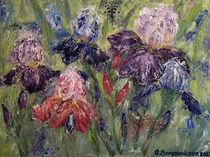 Iris - A Paint Artwork by Olga Baryshnikova