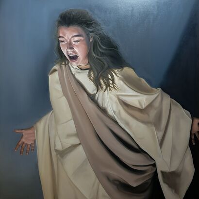 Maria Maddalena - il pianto della donna - A Paint Artwork by Marco Vaccaro