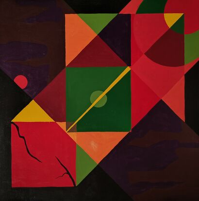 Abstract V - African Suggestion - A Paint Artwork by zanberto