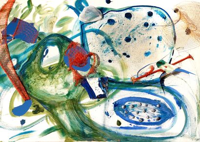 Cosmos cells - a Paint Artowrk by Vesta Deive