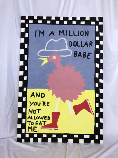 The million dollar babe - a Paint Artowrk by Viktoria Lieb