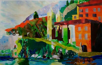 Villa del Balbianello  - A Paint Artwork by none
