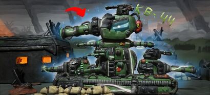 KV-44 fortress. I am the invincible titan - a Digital Graphics and Cartoon Artowrk by LERN 