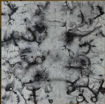 Sovrapposizione energetica - a Paint Artowrk by Gianfranco Scassi