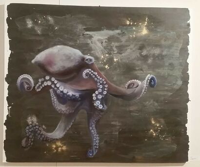 Octopus - A Paint Artwork by VERONICA MENGALI