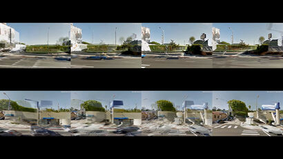 Every Building [Transition] on the [Google Street View] Sunset Strip - A Video Art Artwork by Kailum  Graves