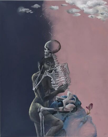 Liebespaar - Lovers - a Paint Artowrk by Kostova Kalina