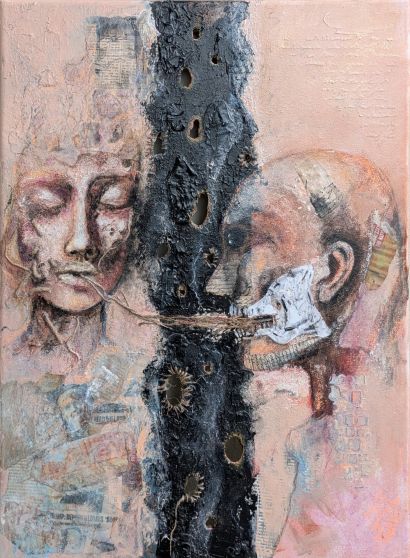 The Sleep of America Generates Monsters - a Paint Artowrk by Federica Tentor