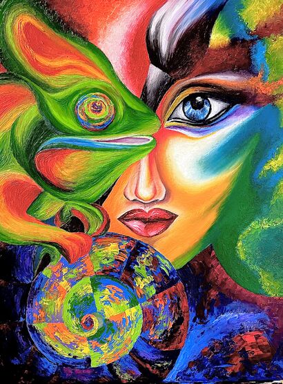  Live in colors - a Paint Artowrk by Larisa Blanaru