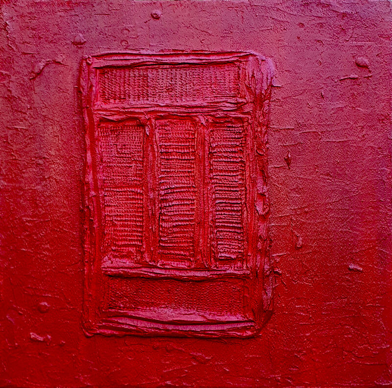 LA PORTA ROSSA (THE RED DOOR) - a Paint by Rudy