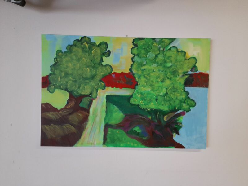 Gruppo di alberi - a Paint by Dario Vanin