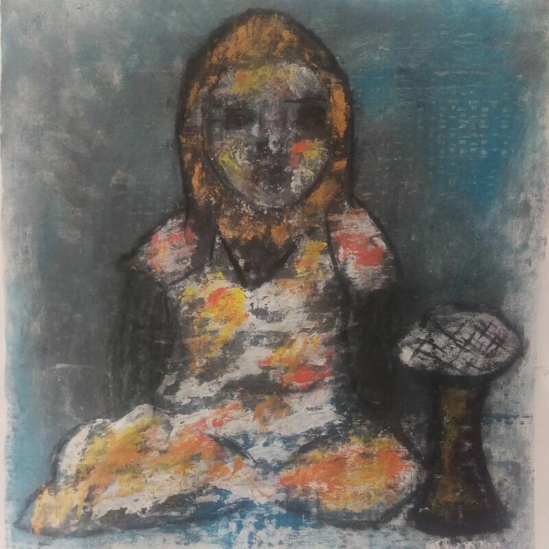 The girl - a Paint by samiradeb
