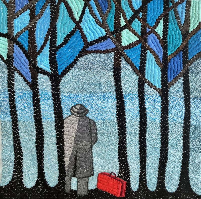 LA MALETA - a Paintings by Stephanie Brucks - STICKART