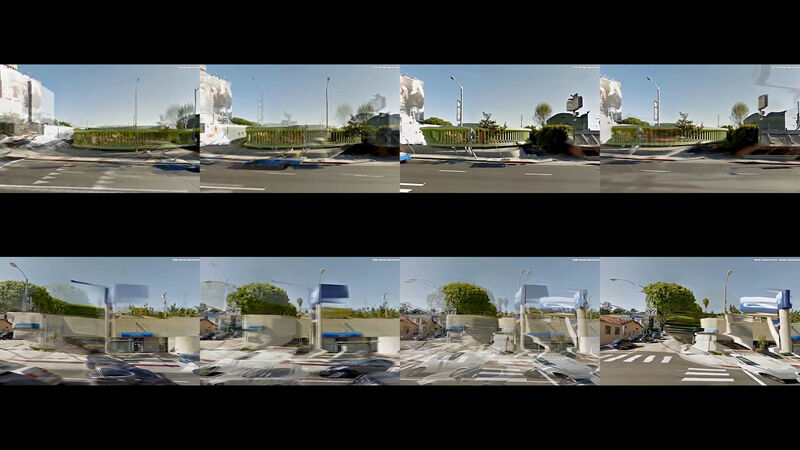 Every Building [Transition] on the [Google Street View] Sunset Strip - a Video Art by Kailum  Graves