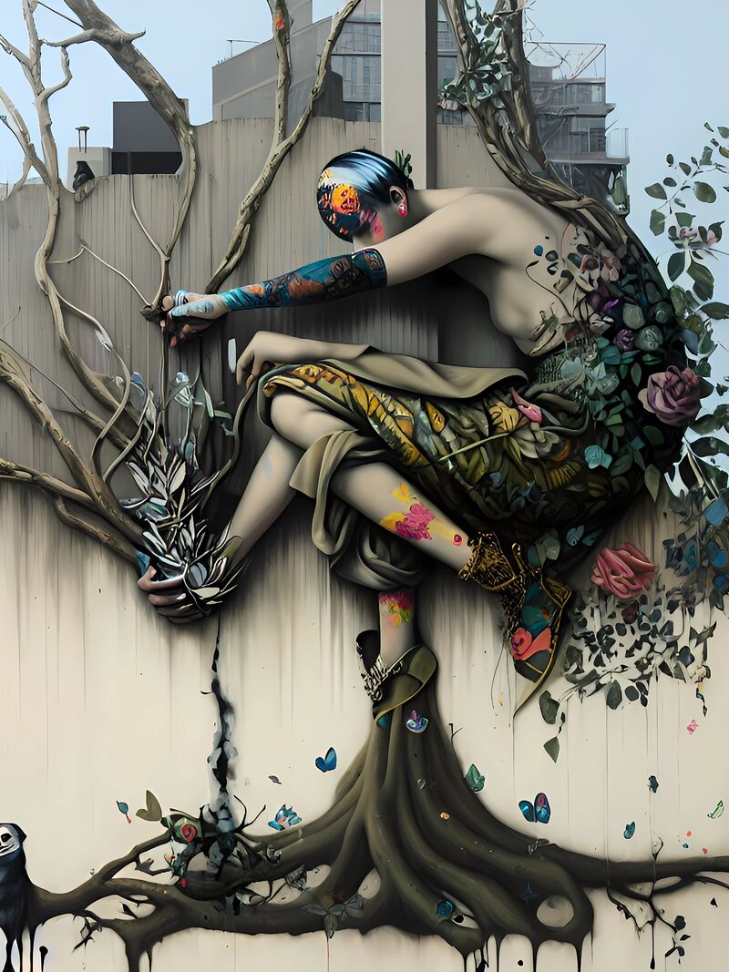 Rooted in Peace 1 - a Digital Art by Nema Seidel