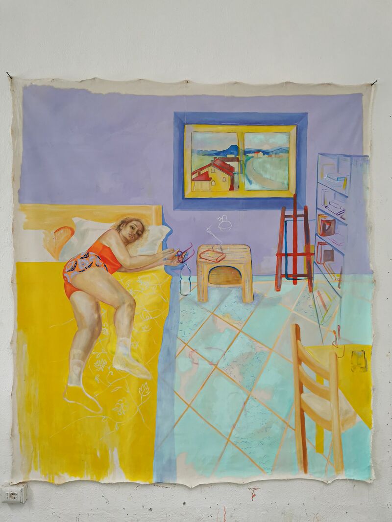 Nella sua stanza - a Paint by Marina Cotugno