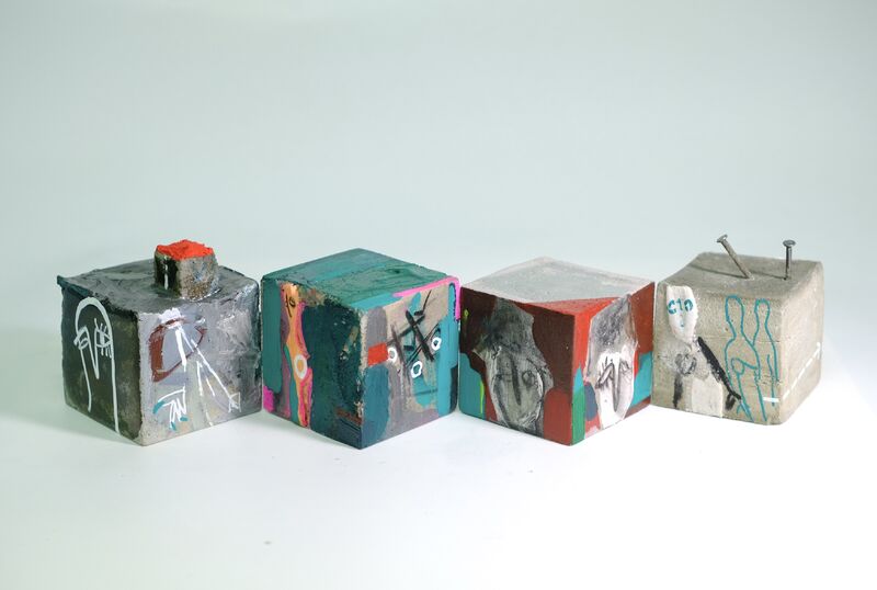 Outsider(Original work total 12 objects) - a Sculpture & Installation by Zijing Chen