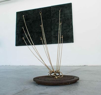 Forze Contrarie - A Sculpture & Installation Artwork by LORENZO CECILIONI