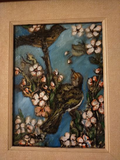 Duo in fiore - a Paintings Artwork by Lidia Spadetto 