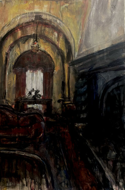 Grand Hotel Alcove - a Paint Artowrk by Christie  Barnes