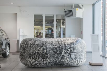 2m Headrest (Marble Edition) - A Sculpture & Installation Artwork by Merryl Bouchereau