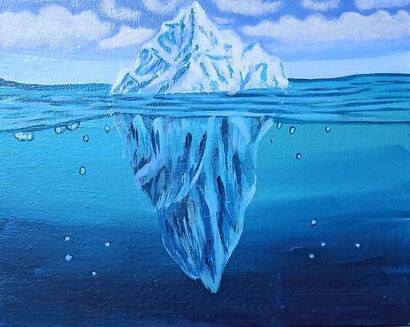Antarctica - A Paint Artwork by Nupur Pant