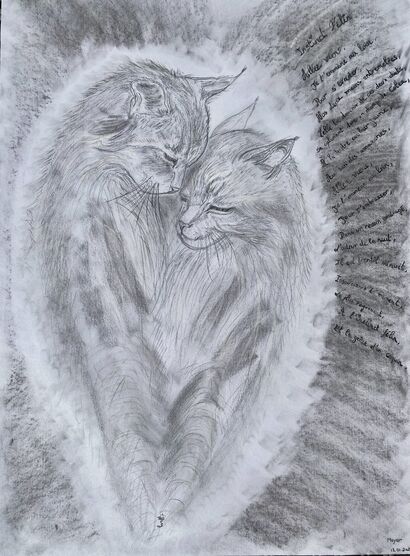 Instinct Félin - a Paint Artwork by Tiffany  Meyer