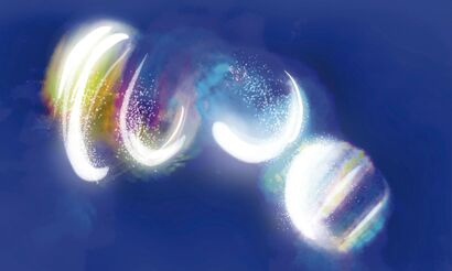 Danza Cuántica - Quantum Dance - Danza Quantica - a Digital Art Artowrk by Susana Mazzarino