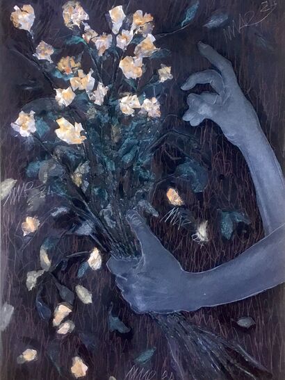 distracted flowers  - a Paint Artowrk by MAR