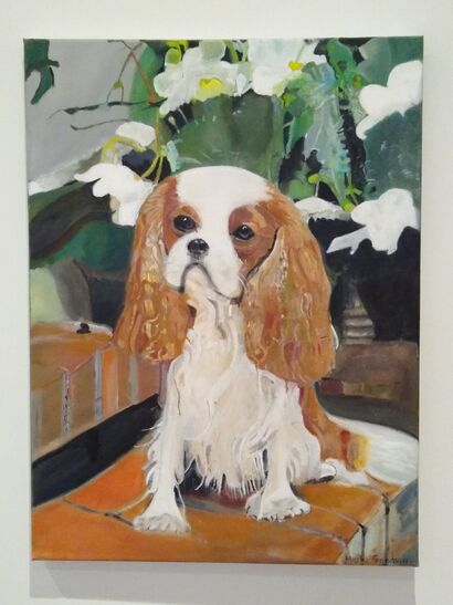 King charles spaniel  - A Paint Artwork by Mark Goodwin
