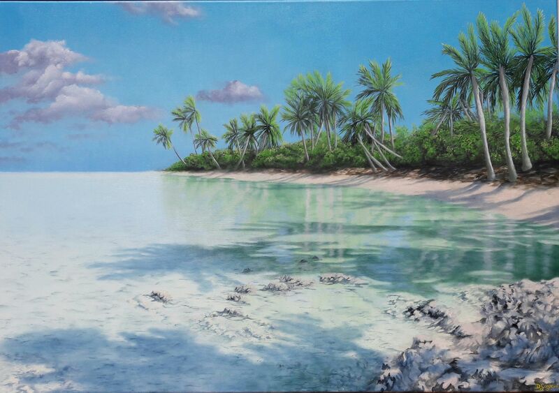 Fakarawa Lagoon - Polinesia francese - a Paint by DANIELA GARGANO