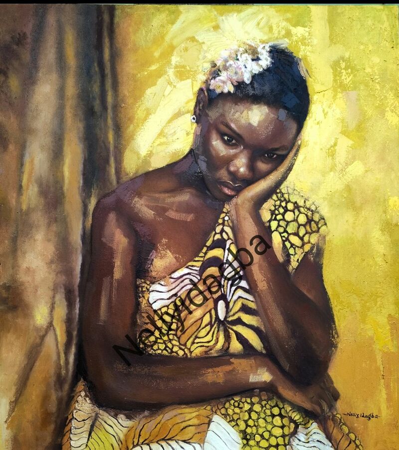 A night After - a Paint by Nelly Idagba Ojong