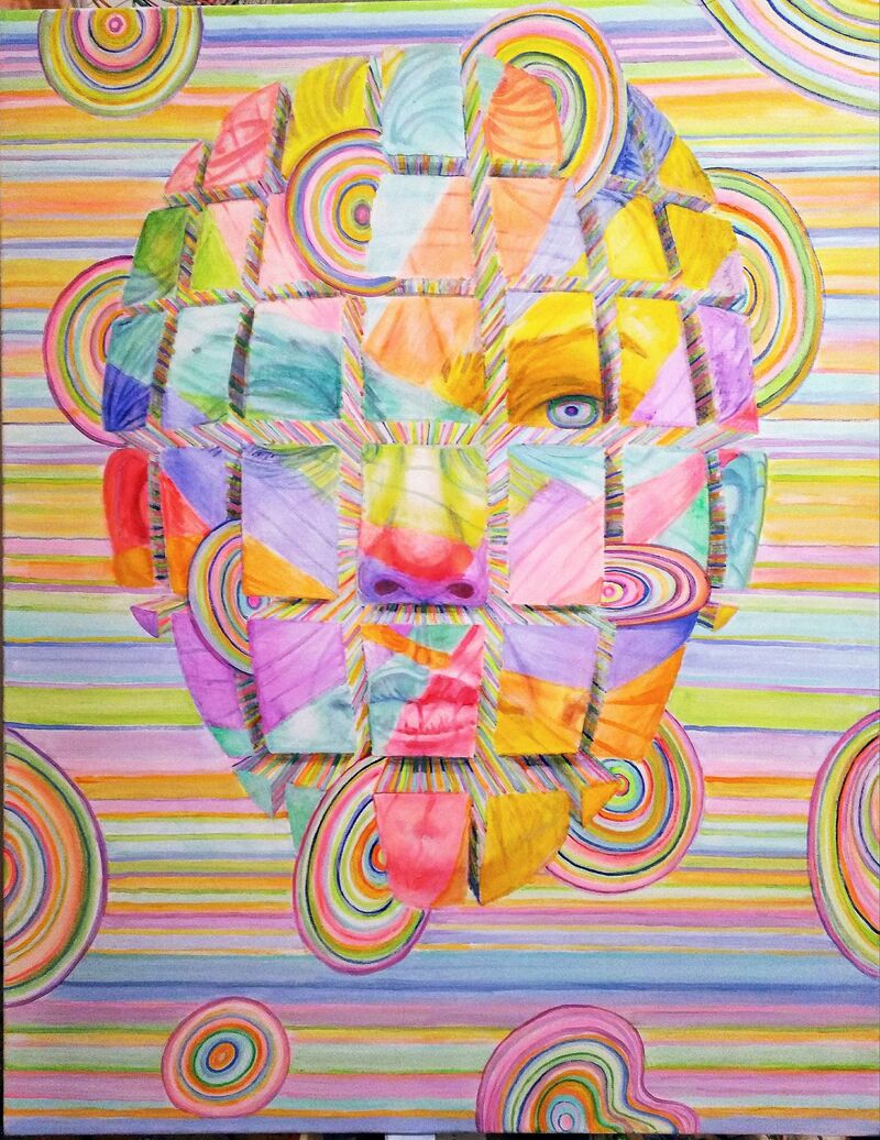 Homo Curioouso - a Paint by Alexandra Finkelchtein