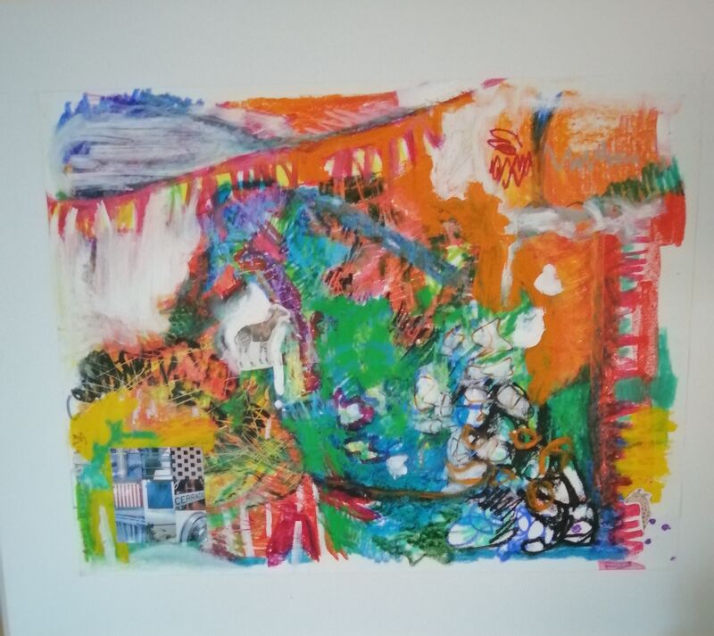 Okapi - a Paintings by Eva Angela Lizarraga Zubizarreta
