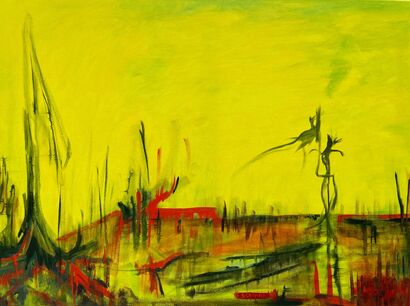 Yellow - a Paint Artowrk by Santina Chirulli