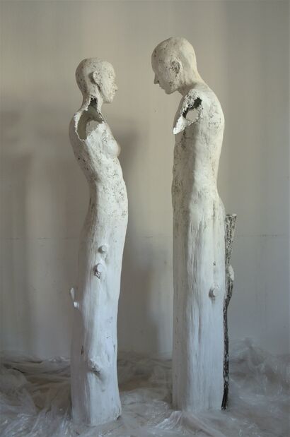 Metamorfosi: amore nascente - A Sculpture & Installation Artwork by giulietta gheller