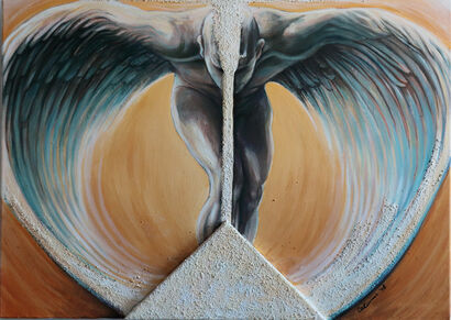 ANGELO - a Paint Artowrk by Antonella Caterini