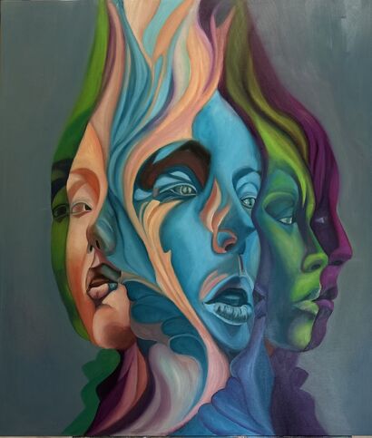 “Le Voci del Silenzio” - a Paint Artowrk by giusy fancellu