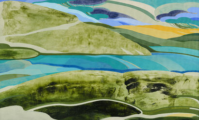 Green River - a Paint Artowrk by MENGYU WEN